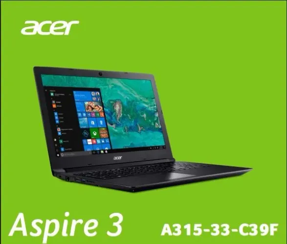 Notebook Acer Aspire 3 A315-33-C39F - SSD 480GB 16GB RAM