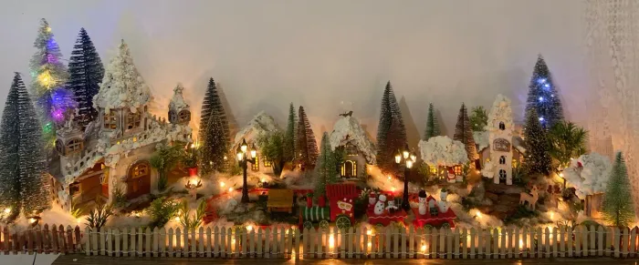 Decoração de Natal, vila natalina 