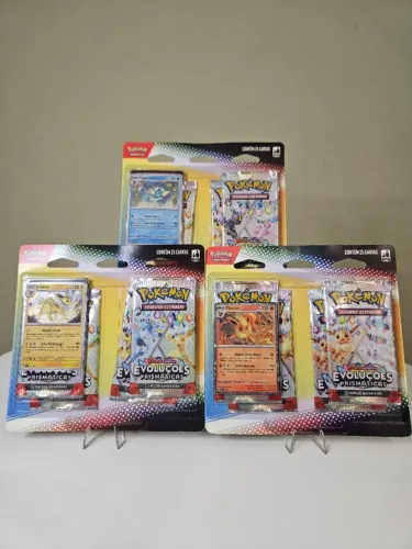 Blister Quádruplo Pokémon Ev8.5 Evoluções Prismáticas
