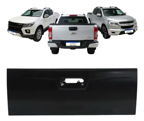 Tampa Traseira Chevrolet S10 2012 A 2016 Lt Ltz Ls Advantage Preto