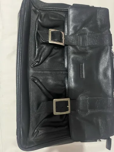 Bolsa de couro social de mão 