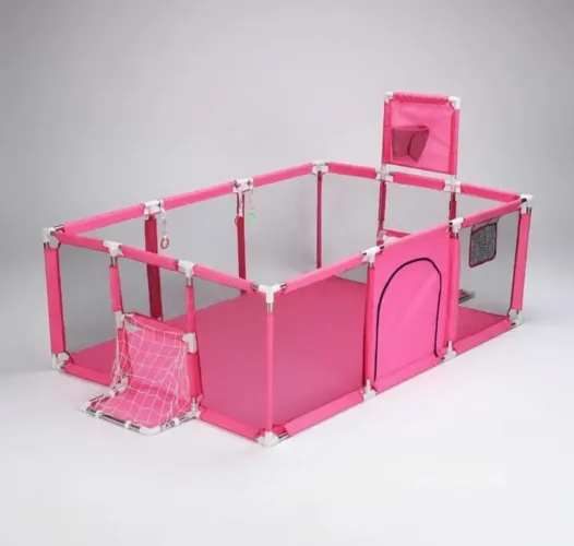 Vendo cercadinho rosa bebê .