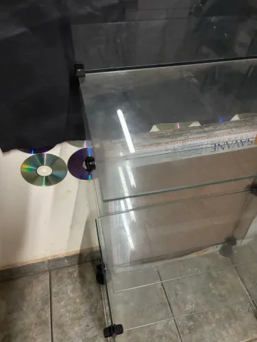 Gôndola Prateleira de vidro