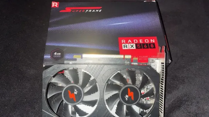 Placa de video RADEON RX 560 4GB (com defeito)