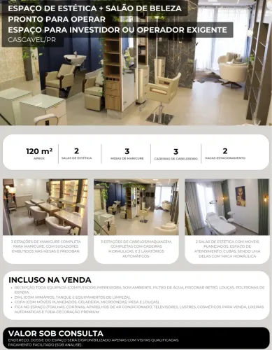 Espaço de Estética e Beleza em Cascavel/PR