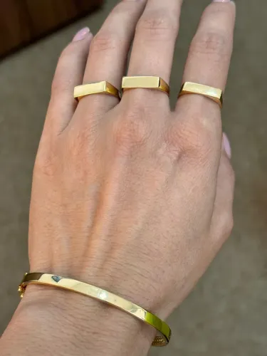 Anéis em Ouro 18K Sob Encomenda 