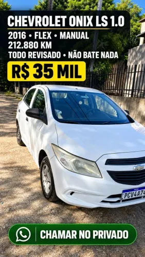 Chevrolet Onix Hatch LS 1.0 8V Flex Power Mec. 4P 2016