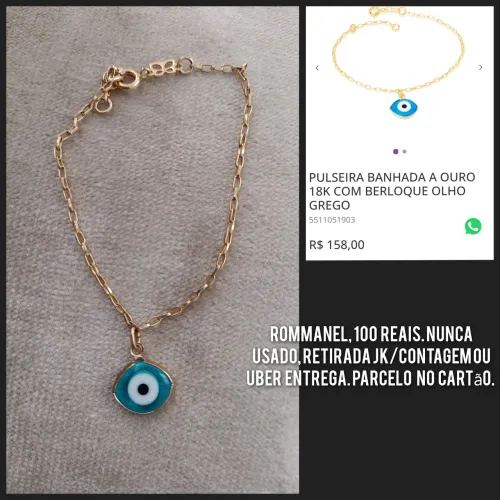 Pulseira olho grego Rommanel 