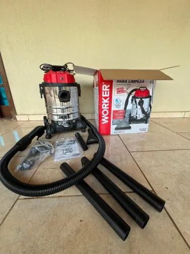 Extratora Para Limpeza 1400w Elw 25L 60 Hz - Worker Cor Prateado/vermelho/preto