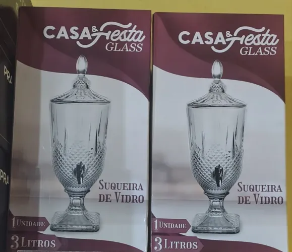 Siqueira de vidro 3 litros