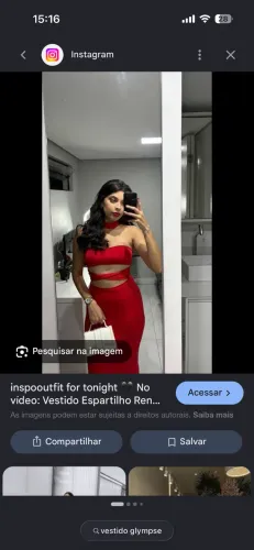 Vestido vermelho longo