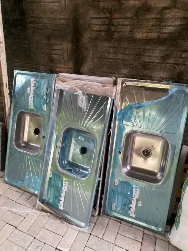 Pia de inox TAM: 1,20