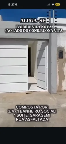 CASA PARA ALUGAR BAIRRO VILA NOVA