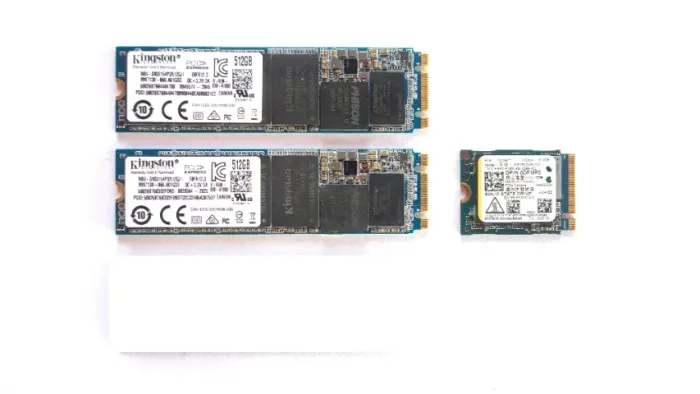 SSD's NVME 512GB - Saudáveis - Tamanho 2230 e 2280 - Valor Unitário