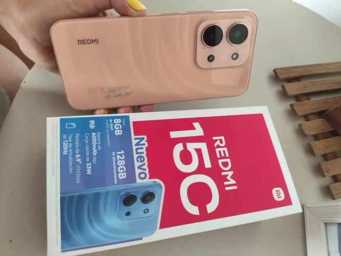 Celular redmi 15c pra sair hoje