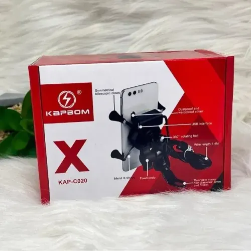 Suporte de Celular com Carregador para Moto