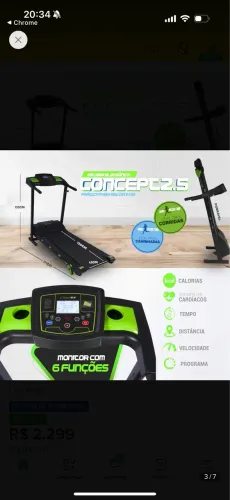 Esteira dream fitness