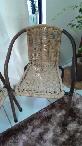 Conjunto de cadeiras para varanda 