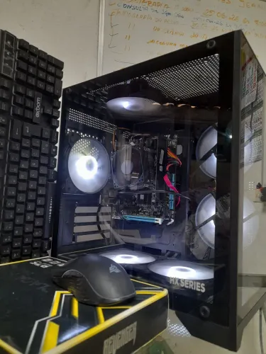 PC 6°Geração DDR4 3200MHz HDMI Slot M2 NVMe + 1TB + GABINETE GAMER AQUÁRIO PICHAU NOVO CPU