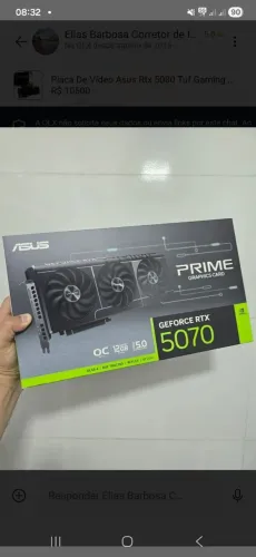Placa de vídeo 5070 Asus PRIME