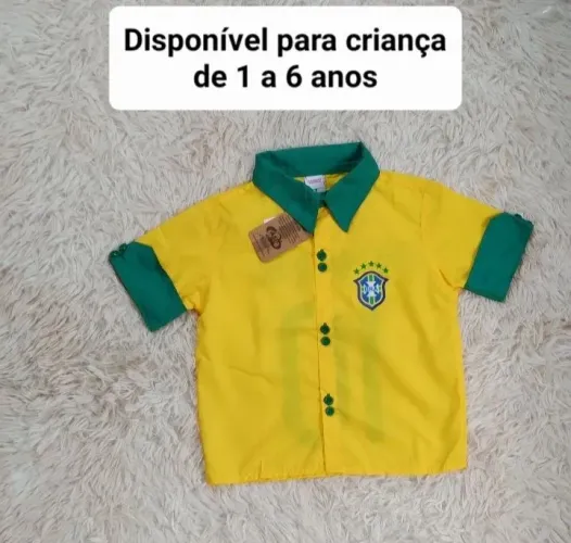 Camisa seleção brasileira infantil