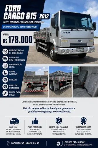 Caminhão Ford 2012