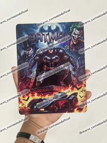 Placas decorativas em metal, arte Rock, Geek e Hero, também fazemos com a sua arte
