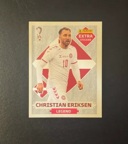 Christian Eriksen - Legend Prata Copa do mundo de 2022 Qatar
