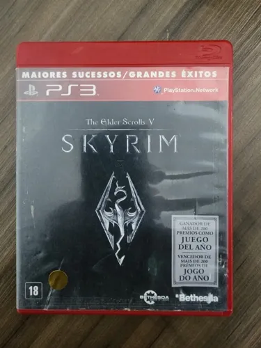 Jogo The Elder Scrolls V - Skyrim PS3 midia fisica