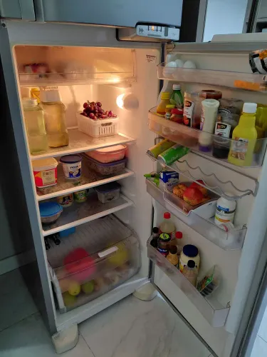 Refrigerador Brastemp Frost Free Dúplex 375L branca - envelopada- 110v