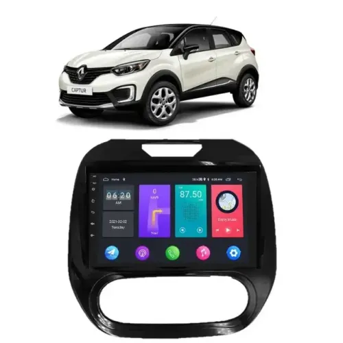 Multimídia 9 Polegadas Renault Captur 2016 a 2019