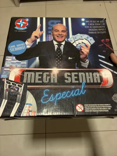Jogo Mega Senha Especial Tabuleiro Família Estrela
