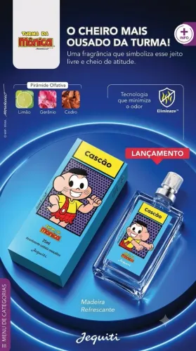 Desodorante Colônia Jequiti Cascão, 25ml