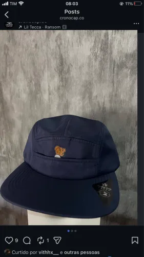 Boné premium Anth Co *NOVO*