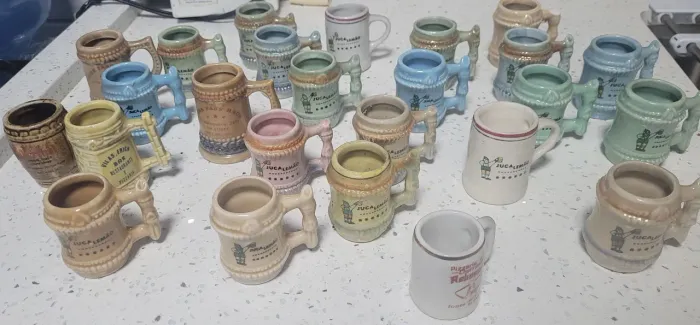 Miniaturas canecas de chopp