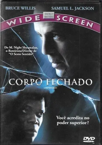 DVD: Corpo Fechado (c/ Bruce Willis & Samuel L. Jackson) de M. Shyamalan (de Armadilha)