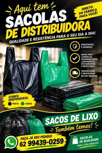 Sacolas e sacos de lixo