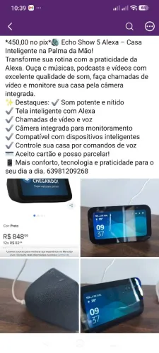 Alexa com visor