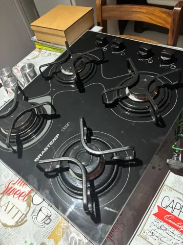 Cooktop BRASTEMP clean - 4 bocas/ Nunca usado