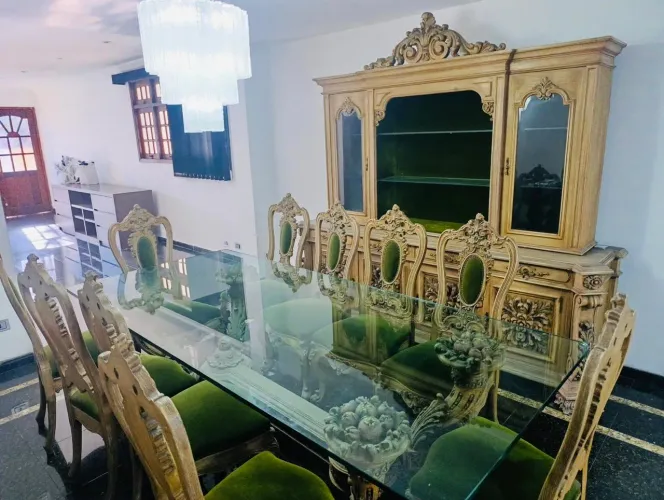 Conjunto de Sala de Jantar Clássico Madeira