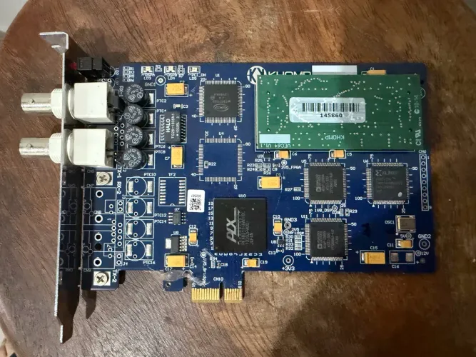 Placa Khomp 1 E1 - 30 Canais Cancelamento De Eco No Hardware (Usado)