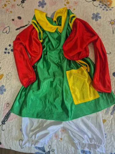 Fantasia da Chiquinha, 3 peças, de 6 a 8 anos.
