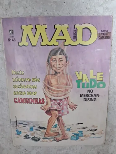 Revista Mad No 48- Edição Da Camisinha- 1988- Editora Record