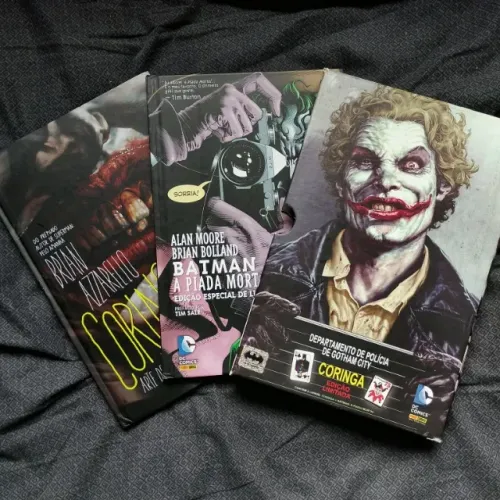 Box HQ Coringa - Coringa por Brian Azzarello + A Piada Mortal por Alan Moore - Panini