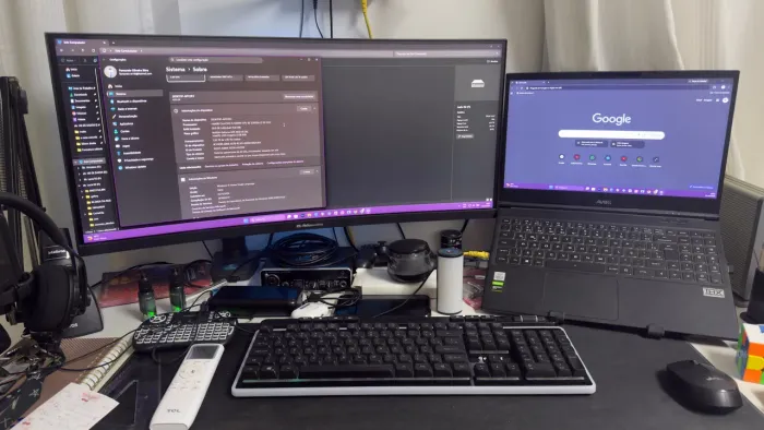 Notebook gamer Avell Setup completo 