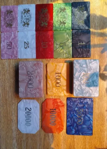 Fichas de poker raras...