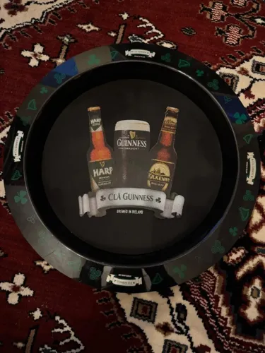 Bandeja Decorativa Guinness Importada Original