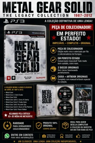 Jogo para Colecionador - Metal Gear Solid