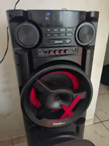 Caixa de Som Amplificada Amvox ACA 1900 New X 1900W
