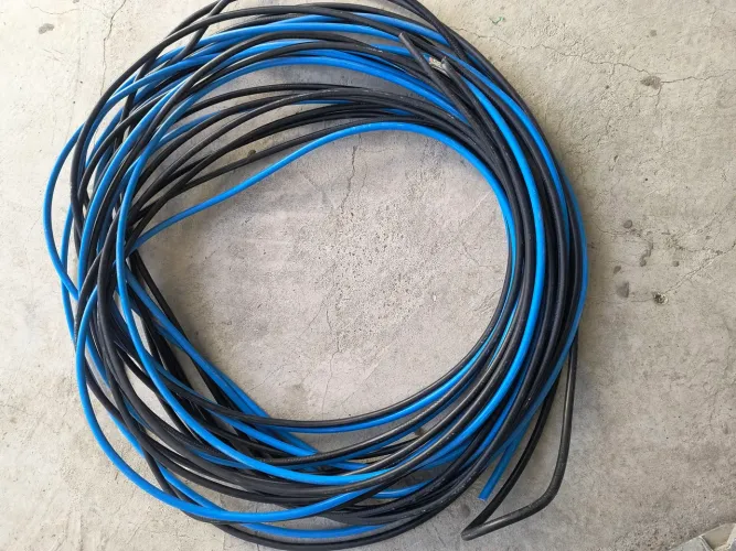 Cabelo 16 milímetro trifásico 1 azul 2 preto 14 metros 